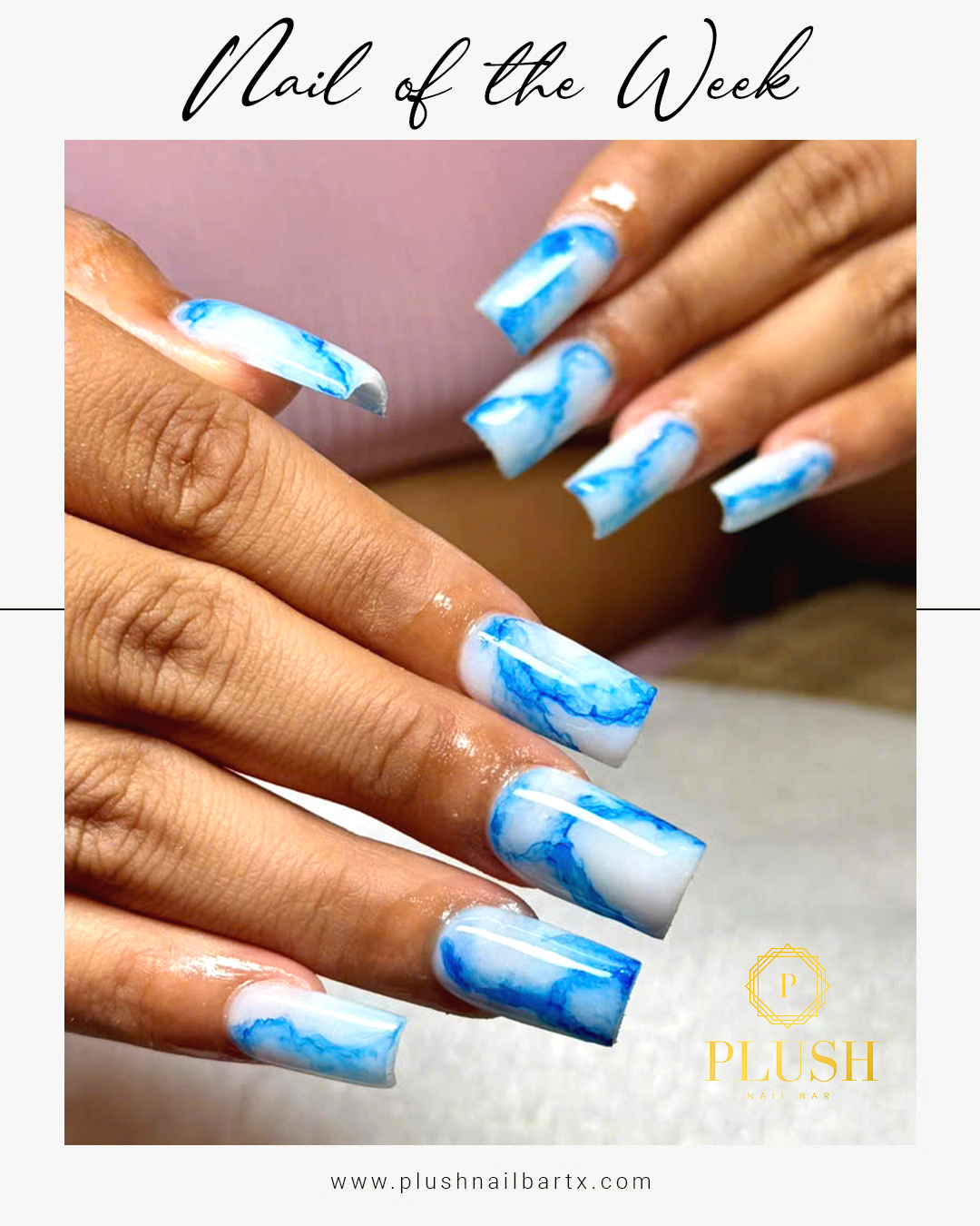 5 Stunning Nail Designs You Need to Try at Plush Nail Bar 3 marble nail designs