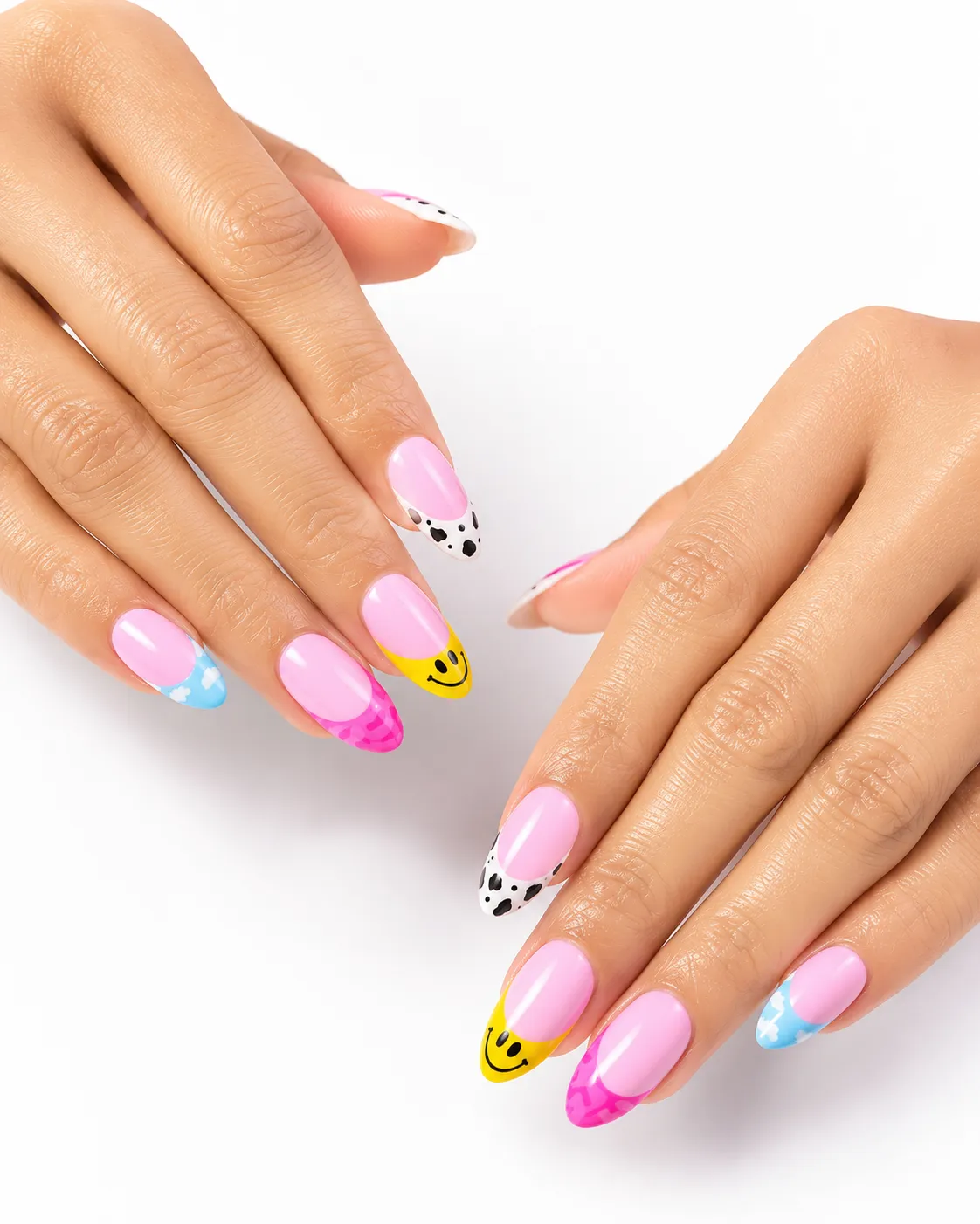 Back to School Nail Ideas: 10 Fresh Manicures for a Stylish New Semester 9 Back to school nails with playful candy-inspired pink and colorful nail art