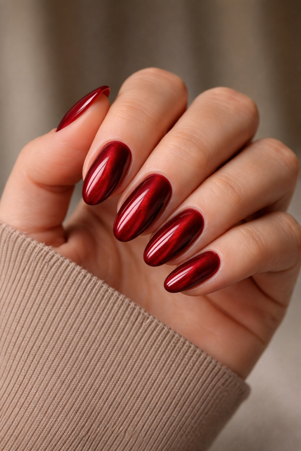 Luxury Aura Nails Plush Nail Bar design with chrome finish