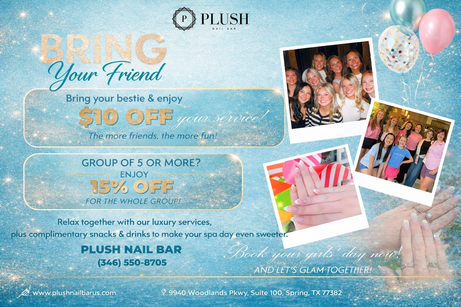 Prom Nails at The Woodlands