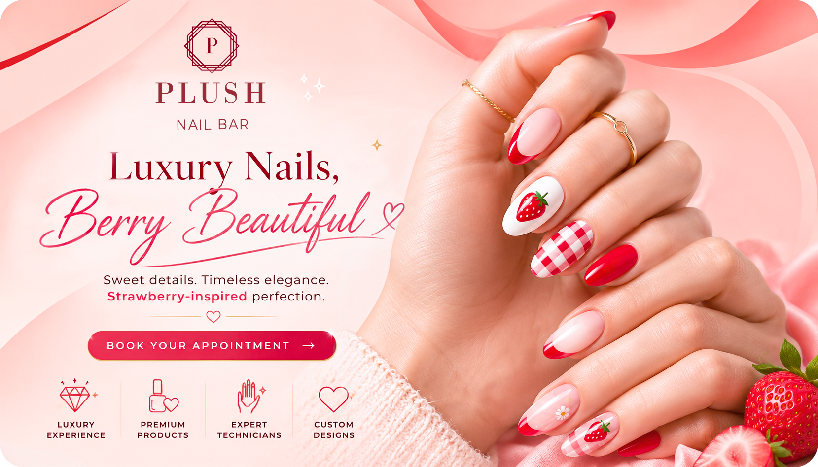 Home 50 Strawberry nails
