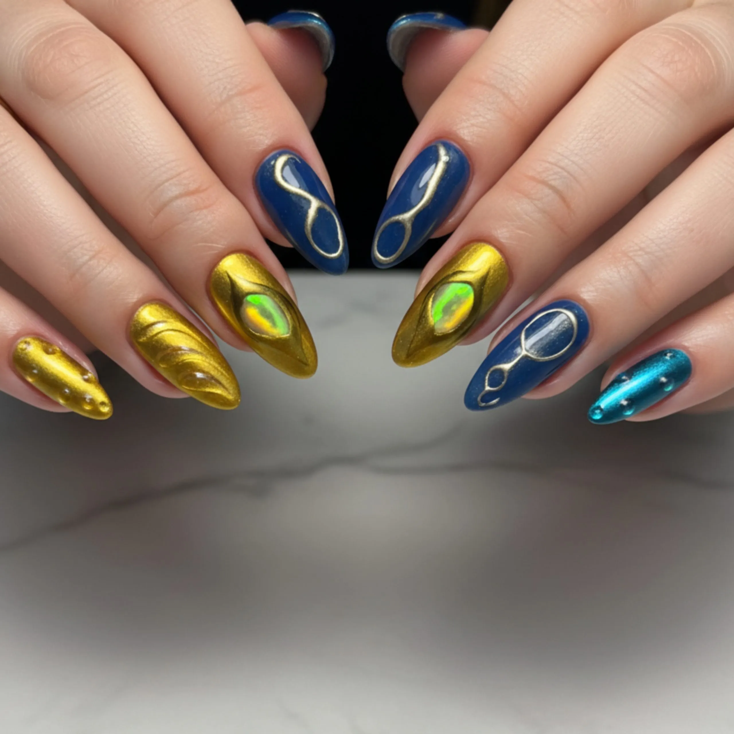 7 Homecoming Nails Styles to Match Every Personality 4 It’s bold, experimental, futuristic, and unapologetically extra. Definitely for the homecoming girl who turns the dance floor into a runway.